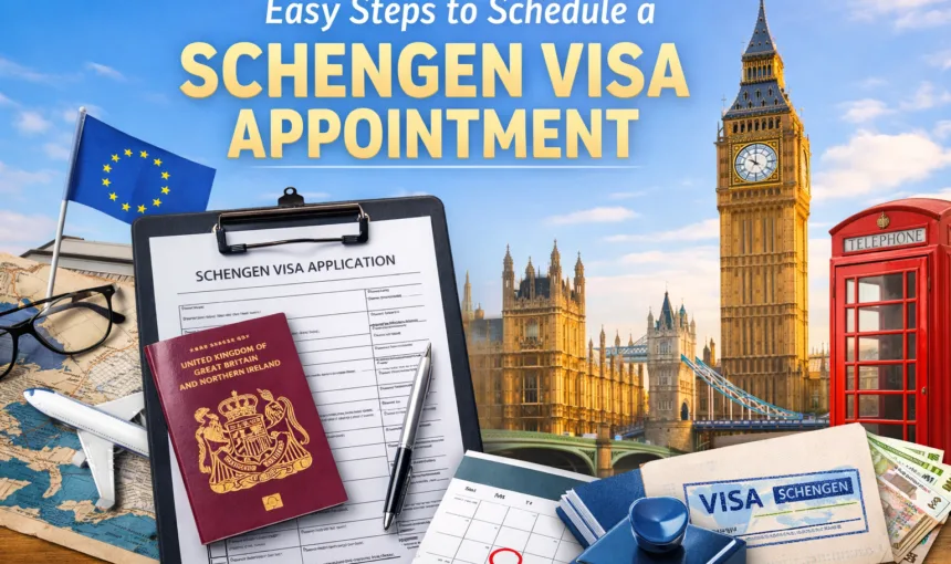 Easy Steps to Schedule a Schengen Visa Appointment in the UK